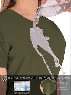 Foto 2 | Foto 2 | Uniforme Quirúrgico Verde Olivo Sea Brazil Mujer