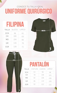 Foto 8 | Foto 8 | Uniforme Quirúrgico Verde Olivo Sea Brazil Mujer