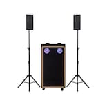 Sistema De Audio Dj Pro 1500 Stagepro Mezcladora Y Satelites