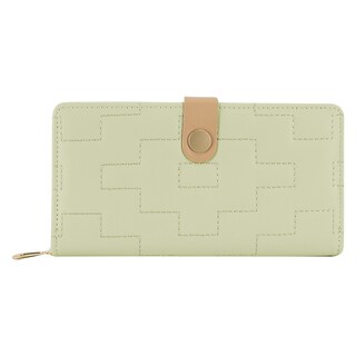 Foto 2 | Foto 2 | Cartera Para Dama Pistache Cabra Capitonado Sintetico Ronni Nueva Imagen