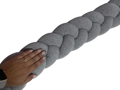 Foto 3 | Foto 3 | Protector De Cuna Bebé para Barandal Gris 2mts