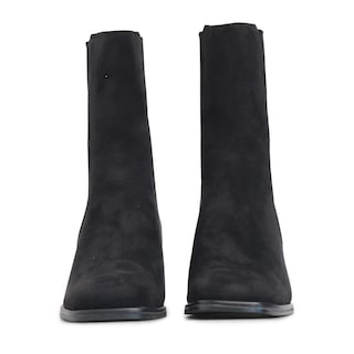 Foto 3 | Foto 3 | Botín Mada Warm Negro Con Efecto Madera Y Textura Gamuza para Mujer