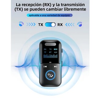 Foto 2 | Foto 2 | Adaptador Transmisor Y Receptor Auxilar Bluetoth 5.4 Eo Safe Imports Esi-24043 Negro