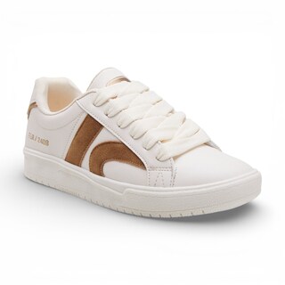 Foto 1 | Foto 1 | Tenis Golden Shoes 2408 Latte Casual Mujer