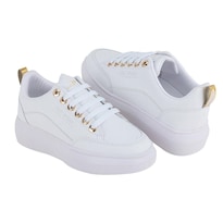 Tenis Blancos Moda Urbano Dama Neo Sport 03965 Blanco