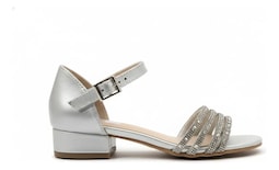 Tacones Golden Shoes 0527 Plata Fiesta Niña