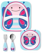 Set De Regalo Mealtime Skip Hop Dinosaur Multicolor Plato Dividido 4 Piezas