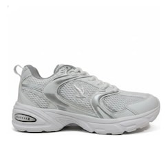 Tenis American Fire A-100 Blanco Plata Sport Mujer
