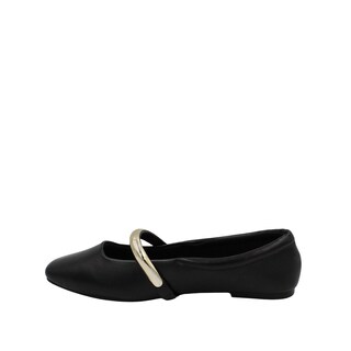 Foto 4 | Foto 4 | Luciana Senties Balerina Mary Jane Negro Para Mujer