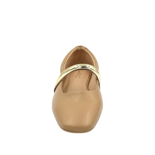Foto 3 | Foto 3 | Luciana Senties Balerina Mary Jane Beige Para Mujer