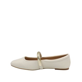 Foto 4 | Foto 4 | Luciana Senties Balerina Mary Jane Blanco Para Mujer