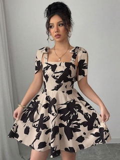 Foto 1 | Foto 1 | Vestido Estampado Floral Elegante Para Mujer