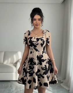 Foto 2 | Foto 2 | Vestido Estampado Floral Elegante Para Mujer