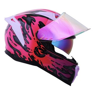 Foto 6 | Foto 6 | Casco Bkr Hawk Rosa Slime M.rosa Rep Transp Cer Svs Rosa Rosa