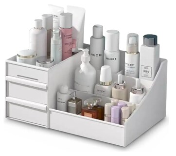 Foto 3 | Foto 3 | Organizador De Maquillaje Xtellar 9 Compartimentos Blanco