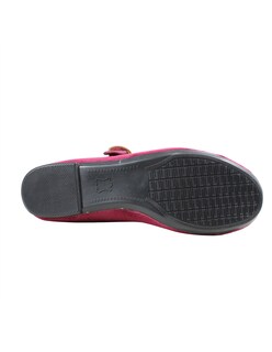 Foto 5 | Foto 5 | Zapato Mujer Tipo Mary Jane Espadrille Flat Zapato Plano Tipo Alpargata Vino Plataforma Yute Casual Hebilla Dorada Comodo