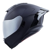 Casco Roda Course Se Negro Mate Cerrado Mica Espejo Svs
