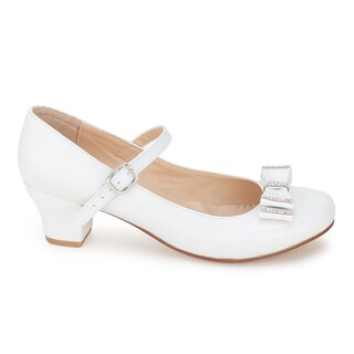 Foto 2 | Foto 2 | Zapato Clásico Vestir Moño Joven Caramel 02069 Blanco