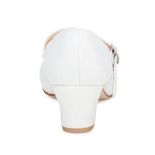 Foto 5 | Foto 5 | Zapato Clásico Vestir Moño Joven Caramel 02069 Blanco