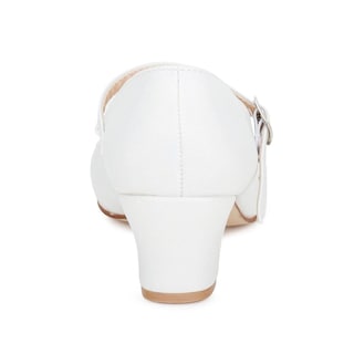 Foto 5 | Foto 5 | Zapato Clásico Vestir Moño Joven Caramel 02069 Blanco