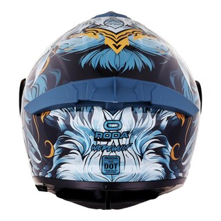 Foto 5 | Foto 5 | Casco Roda Pilot Negro Werewolf Mica Espejo Abatible Svs Azul