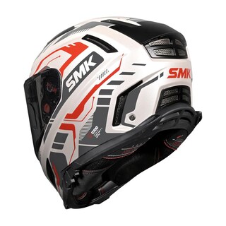 Foto 5 | Foto 5 | Casco Smk Agnar Blanco Tektron Gl163 Mica Humo Cerrado Multicolor
