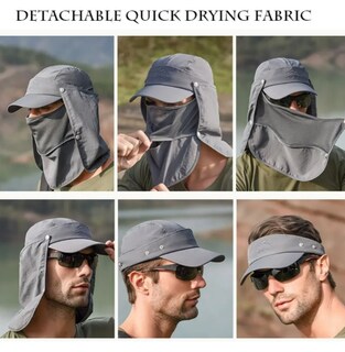 Foto 4 | Foto 4 | Sombrero De Sol Xtellar Upf 50+ Empacable Con Protección Cuello Negro