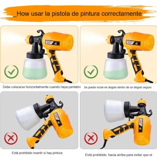 Foto 2 | Foto 2 | Pistola De Pintura Eléctrica Xtellar Hvlp 550w Flujo Ajustable Naranja