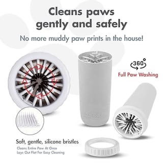 Foto 5 | Foto 5 | Limpiador Portátil Para Patas Dexas Grande Blanco Brillante Edición Especial