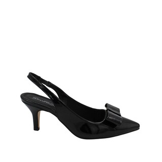 Foto 1 | Foto 1 | Tacones Casuales Zapatilla Con Moño Senties Negro Para Mujer