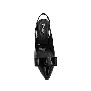 Foto 6 | Foto 6 | Tacones Casuales Zapatilla Con Moño Senties Negro Para Mujer