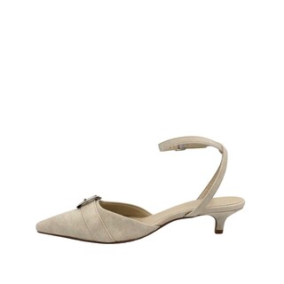 Foto 4 | Foto 4 | Tacones Casuales Zapatilla Senties Beige Para Mujer