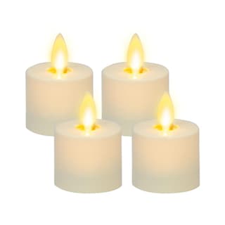 Foto 1 | Foto 1 | Velas Sin Llama Led Luminara Marfil Parpadeantes Decorativas 4 Piezas