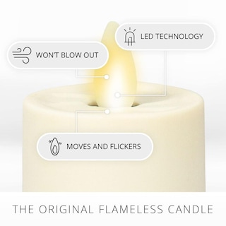 Foto 7 | Foto 7 | Velas Sin Llama Led Luminara Marfil Parpadeantes Decorativas 4 Piezas