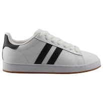 Tenis Caballero Death Bear 406 Blanco Urbano Casual Talla 26 A 29 M