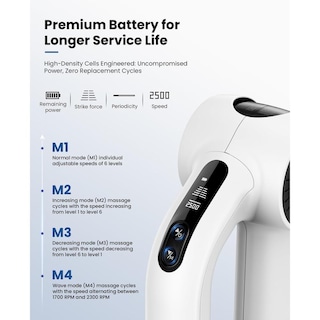 Foto 2 | Foto 2 | Pistola De Masaje Bob And Brad D6 Pro Plus Calor Tejido Profundo Para Deportistas