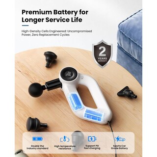 Foto 4 | Foto 4 | Pistola De Masaje Bob And Brad D6 Pro Plus Calor Tejido Profundo Para Deportistas