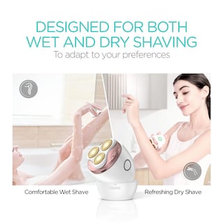 Foto 4 | Foto 4 | Afeitadora Eléctrica Vogoe Rosa Cuchilla Flotante 3d Recargable Para Mujer