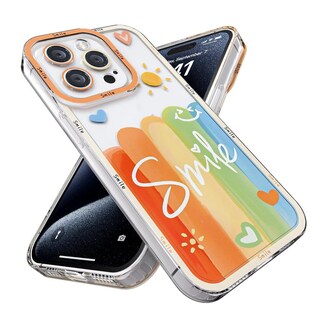Foto 1 | Foto 1 | Funda Para Iphone 14 Pro Max Duccinp Transparente Con Divertidos Dibujos Aesthetic