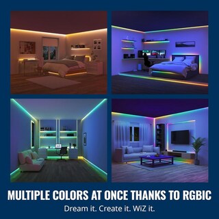 Foto 5 | Foto 5 | Tira De Luz Led Wiz Multicolor 16.4 Pies Para Hogar Inteligente
