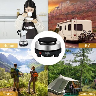 Foto 2 | Foto 2 | Mini Placa Caliente Artilife 500 W Portátil Eléctrica Para Olla Moka 110 V