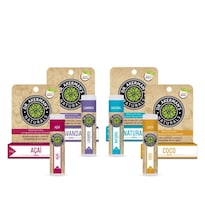 Bálsamo Labial Dr. Akerman's Natural Humectante Protección Mixto 4-pack