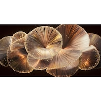 Cuadro Decorativo Abstracto 70x100cm Nebulosa De Cristal