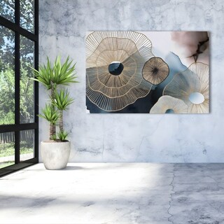 Foto 2 | Foto 2 | Cuadro Decorativo Abstracto 60x80cm Radiales De Tinta