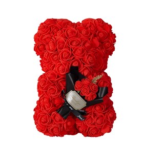 Foto 1 | Foto 1 | Flores Artificial Xtellar Con Forma De Oso Modelo Rojo