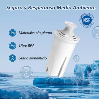 Foto 6 | Foto 6 | Set De Filtros De Agua Brita Longlast Azul Larga Duración Y Ecológico