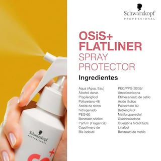 Foto 5 | Foto 5 | Spray Protector Térmico Schwarzkopf Osis+ Flatliner Resistente Y Acondicionador Del Cabello