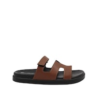 Sandalias Casuales De Piso Senties Café Para Mujer