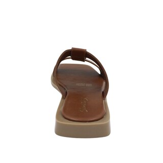 Foto 5 | Foto 5 | Sandalias Casuales De Piso Punta Cuadrada Senties Cobre Para Mujer