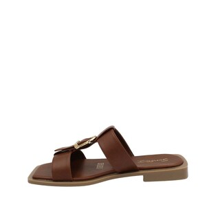 Foto 4 | Foto 4 | Sandalias Casuales De Piso Punta Cuadrada Senties Cobre Para Mujer